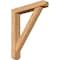 Ekena Millwork Traditional Craftsman Smooth Bracket w/ Offset Brace, Western Red Cedar, 5 1/2"W x 30"D x 36"H BKT0604X30X36TRA04SWR - alternate 1